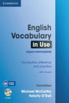 ENGLISH VOCABULARY IN USE UPPER-INTERMEDIATE WITH ANSWERS AND CD-ROM 3RD EDITION