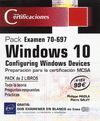 PACK EXAMEN 70-697 - WINDOWS 10 (2 VOLS)