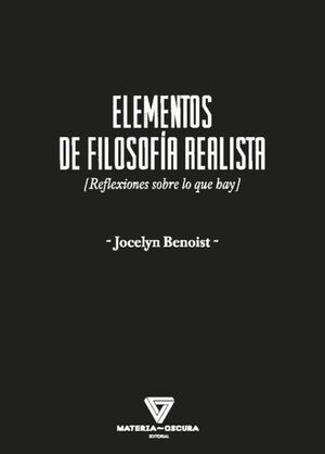 ELEMENTOS DE FILOSOFÍA  REALISTA