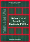 NOTAS PARA EL ESTUDIO DE HACIENDA PÚBLICA