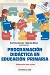 PROGRAMACIÓN DIDÁCTICA EN EDUCACIÓN PRIMARIA 