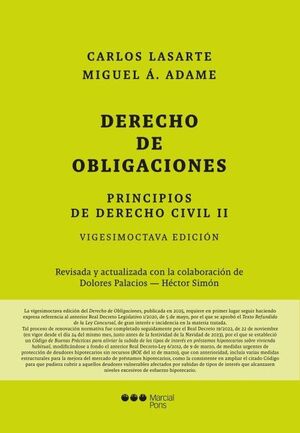 PRINCIPIOS DE DERECHO CIVIL. TOMO II. DERECHO DE OBLIGACIONES. 28.ª ED.