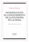 INTRODUCCION AL CONOCIMIENTO DE LA FILOSOFIA EN LA INDIA