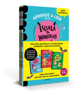 PACK APRENDER A LEER EN LA ESCUELA DE MONSTRUOS (LIBROS 1-3)