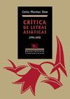 CRÍTICA DE LETRAS ASIÁTICAS