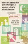 PROTOCOLOS Y PROGR.ELEM.A.P.SALUD MENT.2