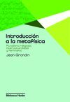 INTRODUCCIÓN A LA METAFÍSICA