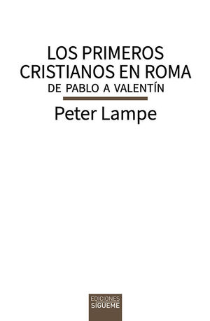 PRIMEROS CRISTIANOS EN ROMA, LOS