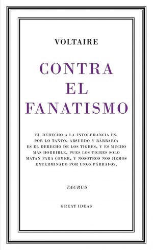 CONTRA EL FANATISMO RELIGIOSO (SERIE GREAT IDEAS)