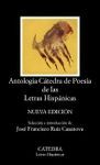 ANTOLOGÍA CÁTEDRA DE POESÍA DE LAS LETRAS HISPÁNICAS