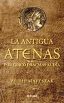 ANTIGUA ATENAS CON CINCO DRACMAS AL DIA