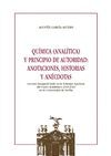 QUIMICA(ANALITICA) Y PRINCIPIO DE AUTORIDAD:ANOTAC