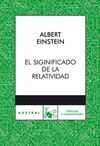 SIGNIFICADO DE LA RELATIVIDAD, EL