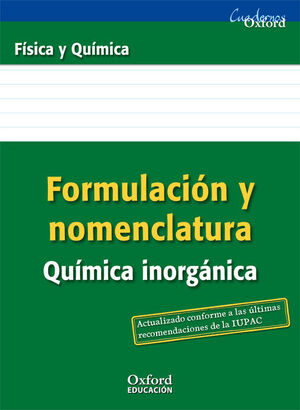 FORMULACIÓN Y NOMENCLATURA QUÍMICA INORGÁNICA ESO/BACHILLERATO
