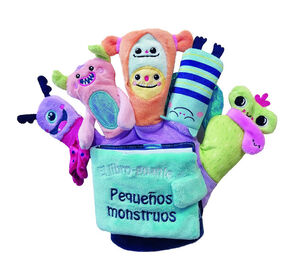 PEQUEÑOS MONSTRUOS LIBRO GUANTE CON TITERES DE DED