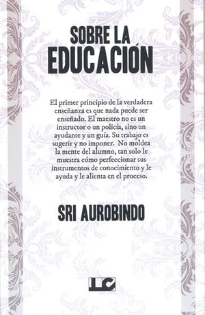 SOBRE LA EDUCACIÓN