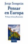 PENSAR EN EUROPA