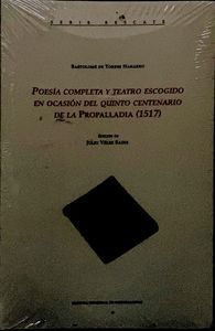POESÍA COMPLETA Y TEATRO ESCOGIDO EN OCASIÓN DEL QUINTO CENTENARIO DE LA 