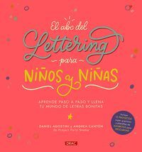 ABC DEL LETTERING PARA NIÑOS Y NIÑAS:APRENDE PASO