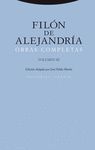 FILON DE ALEJANDRIA OBRAS COMPLETAS III